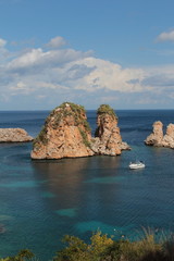 Fototapeta premium Scopello i faraglioni