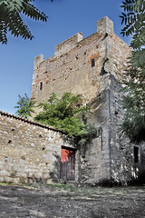 Castillo de los Grimaldi, Grimaldo, Cáceres, España