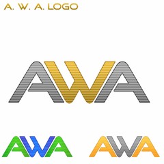 A. W. A. Company Logo - obrazy, fototapety, plakaty