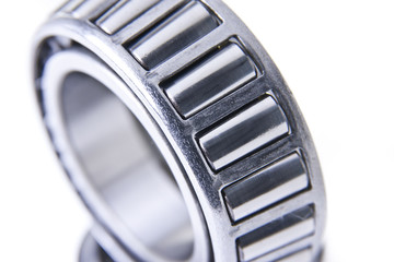 Close-up of Steel Bearings