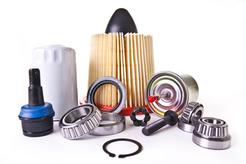 Assortment of Auto Engine Parts