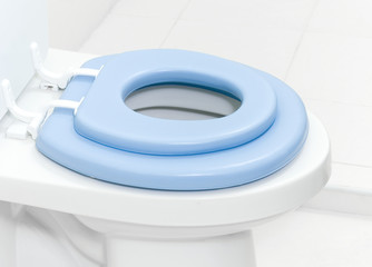 Baby toilet bowl design and apply for use with adult toilet