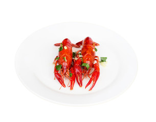 Boiled crawfish