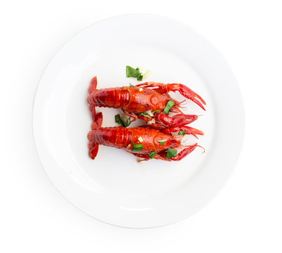 Boiled crawfish