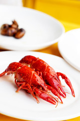 Boiled crawfish