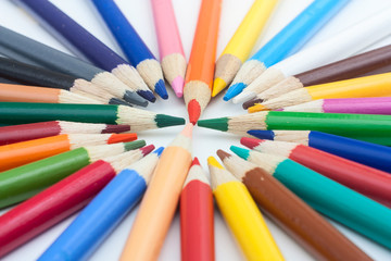 Naklejka premium Color pencils