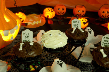 Halloween cupcakes