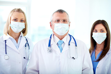 Fototapeta premium Group of therapeutists