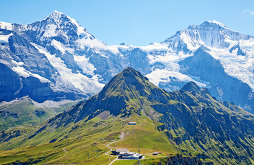 mount Jungfrau - obrazy, fototapety, plakaty