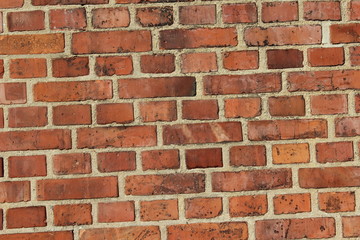 Textur - Backstein verwittert horizontal