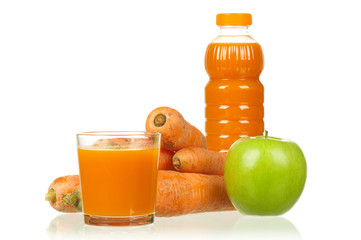 Carrot and apple juice