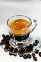 Espresso Shot and Coffee Berry