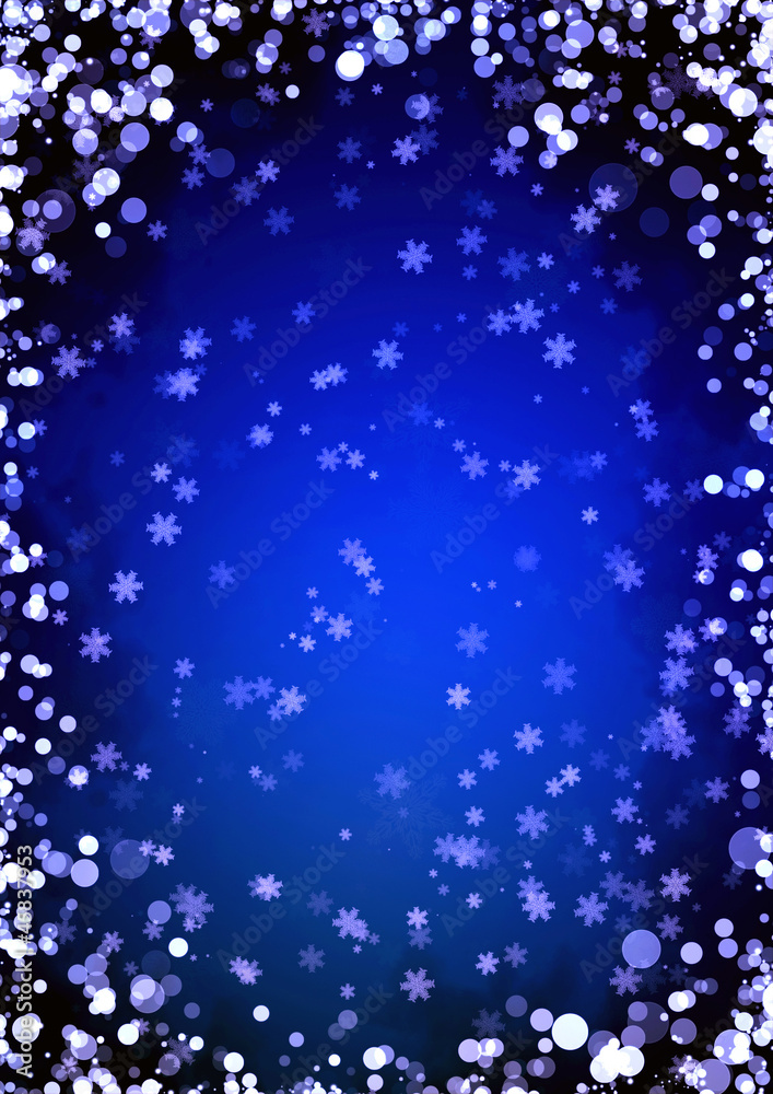 Sticker christmas background