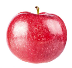 Red apple isolated on white background