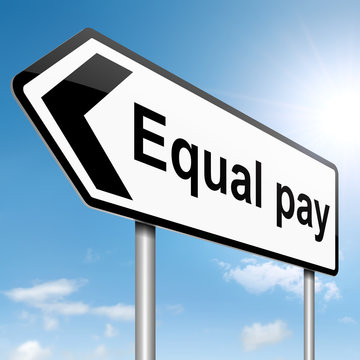 Equal pay concept.