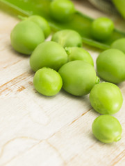 fresh and healthy peas
