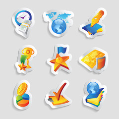 Icons for business and finance