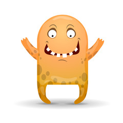 Amusing monster. Vector illustration