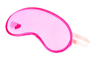 Sleeping mask isolated on white