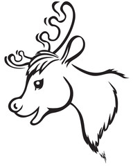 Muzzle reindeer