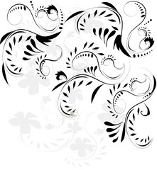 Abstract flower design