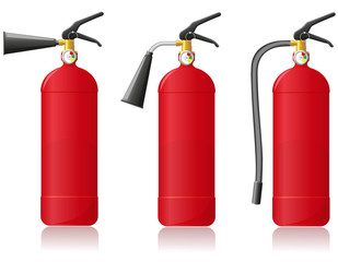 fire extinguisher vector illustration