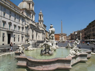 Fototapeta na wymiar Rom Piazza Navona