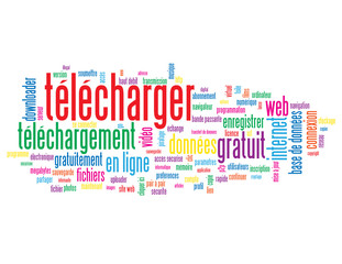 Nuage de Tags TELECHARGER (internet web téléchargement download)