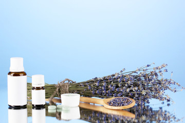 bottles of medicines and herbs