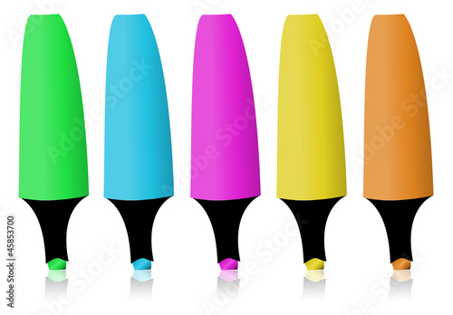 "Feutre fluorescent" photo libre de droits sur la banque d'images