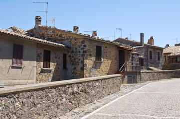 Alleyway. Torre Alfina. Lazio. Italy.