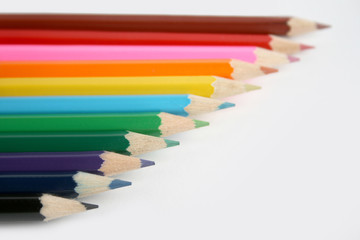 Coloured pencils