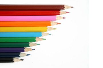 Coloured pencils