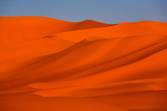 Sand dunes, desert