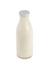 milk bottle isolated