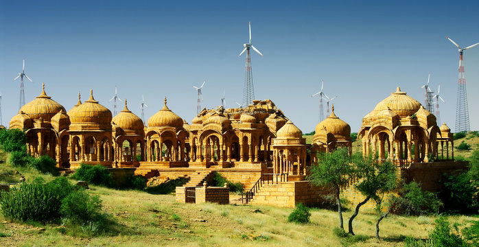 necropolis in the Thar desert