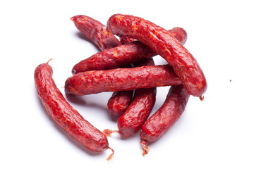 Smoked sausages.