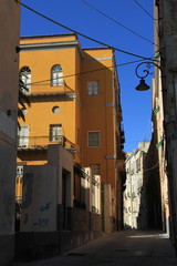Fototapeta na wymiar Stare miasto Cagliari Sardynia Włochy Europie