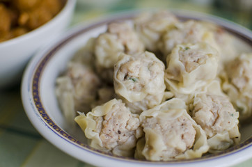 Chinese steamed dumpling , Dim sum