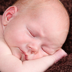 Cute little Newborn Baby boy posing for camera