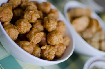 Fried fish and shrimp ball