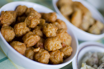 Fried fish and shrimp ball