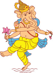 Ganesha Diwali Card Design