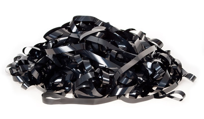 Pile of video tape