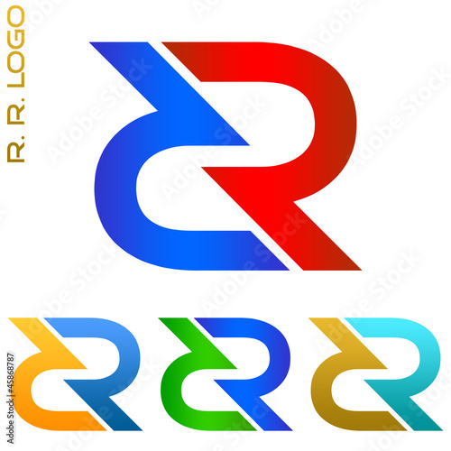 "R. R. Company Logo" Stock image and royaltyfree vector