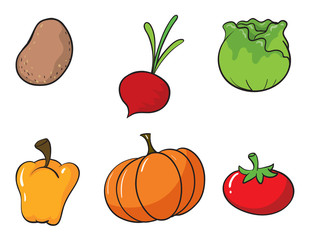 various vegetables