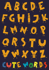 Happy Letters of the Alphabet