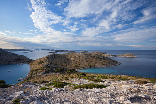Kornati islands in Croatia, Adriatic sea