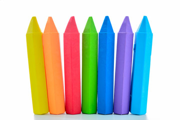 colorful eraser on white background