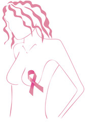 femme combattant le cancer du sein